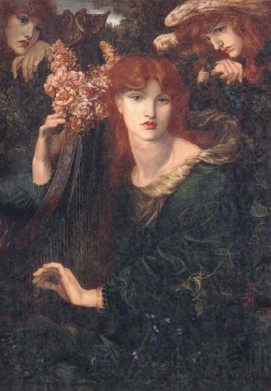 Dante Gabriel Rossetti La Ghirlandate France oil painting art